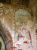 Фрагмент росписи стены проездных ворот под надвратной Тихвинской церковью 