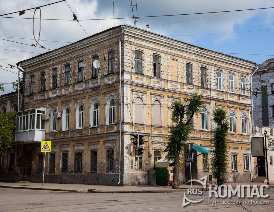 Дом купцов Летягиных 1874 год  (улица Фрунзе, 68)