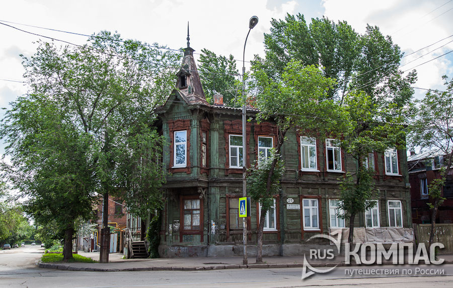Двухэтажный жилой дом 1901 год (улица Фрунзе, 21)
