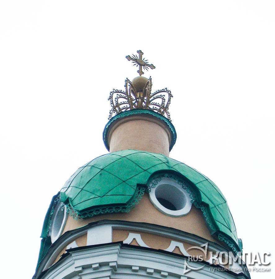 Купол колокольни с крестом (Катушечная ул., 14)