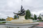 Памятник-фонтан "Рождение Петрозаводска (Онего)"