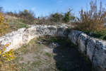 Остатки каменной кладки на плато Тепе-Кермен