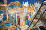 Фрески на своде галереи Воскресенского собора