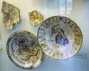 Декоративные блюда, глина, глазурь. XI - XII века