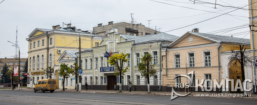Дома конца XIX века на ул. Советская, 46-55