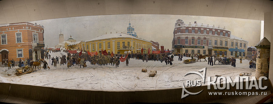 Диорама «Установление советской власти в городе Вятка» 