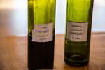 Портвейн красный «Коктебель» и вино «Мускат», изготовленные на Коктебельском заводе крепких и марочных вин