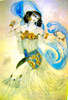 Эскиз костюма Иды Рубинштейн к балету «Саломея» («Танец семи покрывал»), Левн Бакст