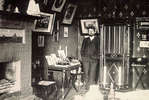 Чехов с своем рабочем кабинете в Ялте, 1900 год