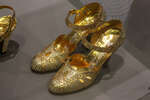 Туфли из золотой лаковой кожи фирмы Hellstern&Sons, 1930-е годы