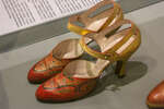 Туфли из золотой и красной кожи Андрэ Перуджиа, изготовленные по заказу торгового дома Saks Fifth Avenue, 1926 год