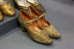 Туфли на французском каблуке с верхом из золотого ламе торговой марки Slade (Великобритания), 1922-24 гг.