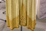 Низ платья-туники из хлопчато-бумажной сетки расшит золотым бисером (The Gerode Dress, Франция, 1920-е гг.)