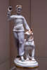Скульптурная группа  «Дрессировка» 1950е, модель Г.С. Столбовой, Роспись Е.Н. Лупановой 