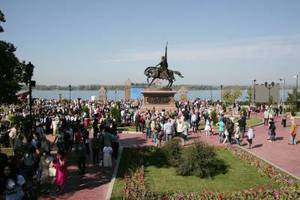В Самаре на набережной открыли памятник Григорию Засекину